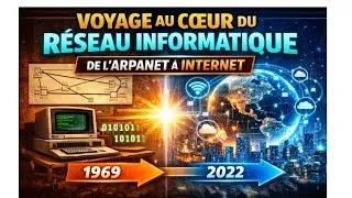 Miniature : Voyage au cœur du réseau informatique : de l’ARPANET à l’Internet d’aujourd’hui