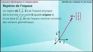 Miniature : 3.02 Calculs métriques et angulaires - Repère de l'espace et du plan