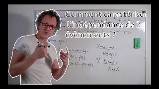 Miniature : 1 SPE - PROBABILITE - Comment caractériser l'indépendance de 2 évènements ?