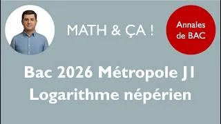 Miniature : #bac2026  Métropole J1: logarithme népérien