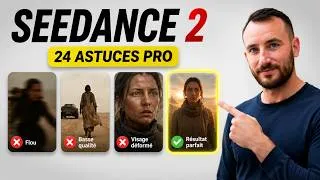 Miniature : Arrête de Gaspiller tes Crédits Seedance 2 (24 Astuces de PRO)