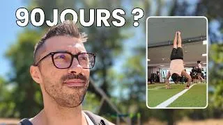 Miniature : À 44 ans, je me donne 90 jours pour réussir ma première pompe en équilibre