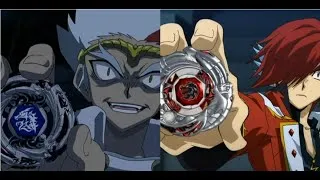Miniature : Beyblade Ryuga vs Sakyo (le duel des dragons à rotation inversée)