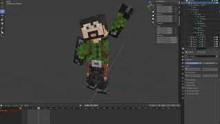 Miniature : Blender, Animation d'une Armature pour Unity