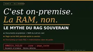 Miniature : Le Mythe du RAG Souverain : Pourquoi vos données locales fuitent quand même
