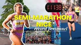 Miniature : 2e féminine au semi-marathon de Nice 🥈 | RECORD PERSONNEL (vlog)