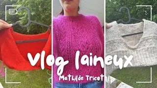 Miniature : Vlog tricot : Début du Cumulus et reprise du Ingrid !