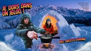 Miniature : NUIT EXTRÊME EN MONTAGNE AVEC VIOLETTE DORANGE 🌙❄️