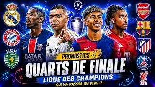 Miniature : PRONOSTICS QUARTS DE FINALE LIGUE DES CHAMPIONS ! 🔥 PSG, REAL, BARÇA… QUI VA PASSER ?