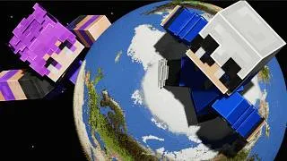 Miniature : MOI vs 4 CHASSEURS sur Minecraft !