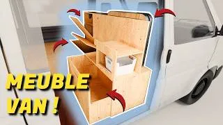 Miniature : ✏️ Meuble INNOVANT et ULTRA UTILE pour mon Van L1H1 !