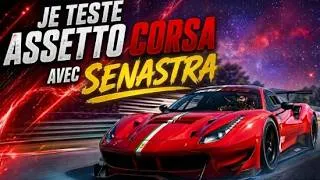 Miniature : JE TESTE ENFIN ASSETTO CORSA ! (AVEC SENASTRA 🏎️)