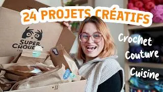 Miniature : J’ouvre un calendrier de l’Avent 100% créatif (crochet & couture !) 🧵🧶