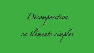 Miniature : Cours Algèbre I   : Les fractions rationnelles Part 01