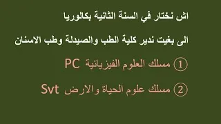 Miniature : اش نختار في السنة الثانية بكالوريا