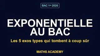 Miniature : EXPONENTIELLE Première Spé Maths — les 5 EXOS qui TOMBENT à coup sûr au Bac (méthode + pièges)