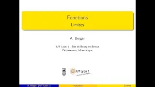 Miniature : Fonctions : Limites