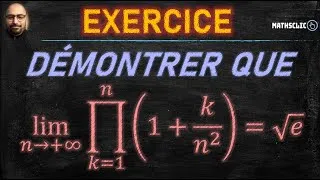 Miniature : 🦸‍♂️🔴UN PRODUIT INFINI QUI TEND VERS √e 🤔 LA PREUVE ÉLÉGANTE AVEC SOMME DE RIEMANN #produitinfini