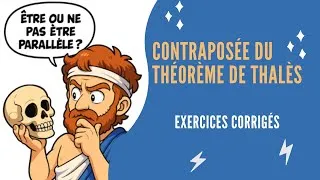 Miniature : 🧩 Contraposée du théorème de Thalès – Exercices corrigés pas à pas (niveau 3e)