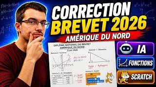 Miniature : Brevet Maths 2026 : toutes les réponses expliquées!