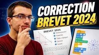 Miniature : Réussir le brevet de maths! Correction brevet 2024