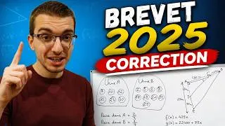 Miniature : Réussir le brevet de maths! Correction brevet 2025