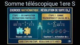 Miniature : Somme télescopique en classe de 1ere S