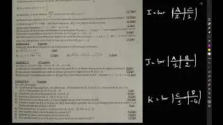 Miniature : Correction du devoir sur les barycentres en classe de 1ère S 📚✏️ #Mathématiques #Devoir #Barycentres