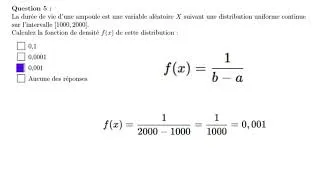 Miniature : Examen de Probabilités 2024–2025 | QCM corrigé et expliqué pas à pas