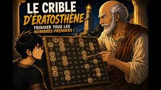 Miniature : Le Crible d'Eratosthène : RETROUVE simplement les NOMBRES PREMIERS!