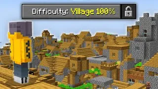 Miniature : Minecraft mais le monde ENTIER est un Village