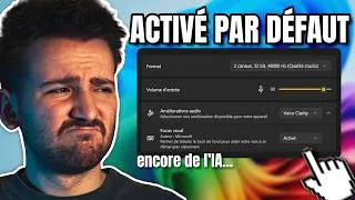 Miniature : Cette mise à jour Windows ruine ton audio ! (désactive ça)