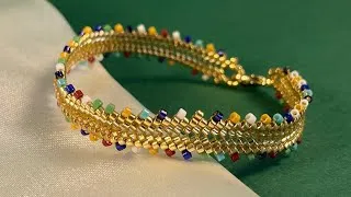 Miniature : Tuto - Bracelet Tissage Herringbone