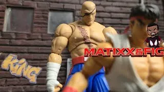 Miniature : Fr Sagat Street fighter 2 jada toy review