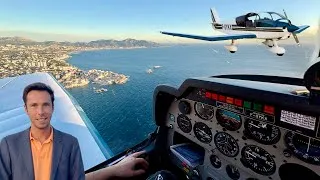 Miniature : Piloter un avion autour de Marseille, comment parler à la tour de contrôle ?