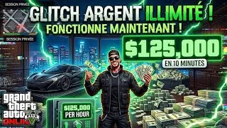 Miniature : 🔥 GLITCH D’ARGENT ILLIMITÉ SUR GTA 5 💰 125 000$ EN SEULEMENT 10 MINUTES ! 😱