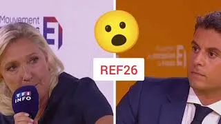 Miniature : Clash Gabriel Attal vs Marine Le Pen - premier débat élection présidentielle 2027 #LaREF26