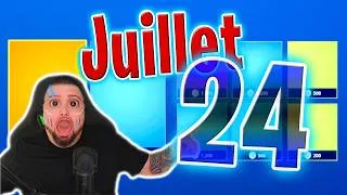 Miniature : BOUTIQUE FORTNITE D’AUJOURD’HUI (24 Juillet 2026) 💙🥳 (Boutique du jour)