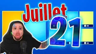 Miniature : BOUTIQUE FORTNITE D’AUJOURD’HUI (21 Juillet 2026) 💙🥳 (Boutique du jour)