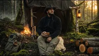 Miniature : Je Pars Seul en Montagne Construire une Cabane Bushcraft