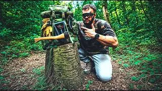 Miniature : 2 Jours de Survie en Solo dans les Montagnes avec un Seul Outil (Bushcraft & Camping)