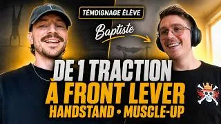Miniature : De débutant à ses premières figures : la progression de Baptiste en callisthénie