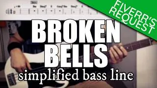 Miniature : Broken Bells - Greta Van Fleet | Simplified bass line with tabs #249