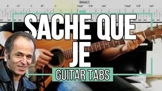Miniature : Sache que je - Jean-Jacques Goldman [ Guitare Tabs ]