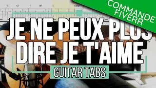 Miniature : Je ne peux plus dire je t'aime (reprise de Frédéric Bobin) - Jacques Higelin  [ Guitare Tabs ]