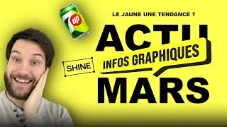Miniature : INFOS GRAPHIQUES : UN NOUVEAU LOGO POUR SHINE & 7UP - le jaune une tendance #chatgpt #midjourney #IA