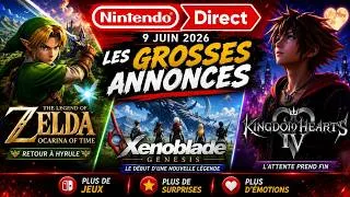 Miniature : 😱 Le NINTENDO DIRECT du 9 juin 2026 était COMPLÈTEMENT FOU !