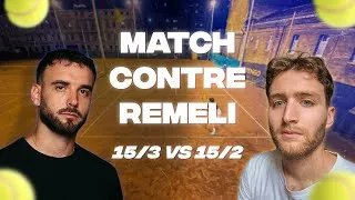 Miniature : J'essaie de RETOURNER les SERVICES de @RemeliTennis | 15/3 vs 15/2 | Tennis Amateur | Paris