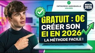 Miniature : CRÉER SON ENTREPRISE INDIVIDUELLE EN 2026 : Le Tuto Complet (De A à Z)