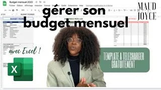 Miniature : comment gérer son argent avec excel en 2023 💻 (+ template à télécharger GRATUITEMENT)